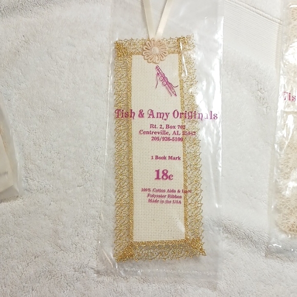 Tish & Amy Needlepoint Book Marks  New - Picture 6 of 7